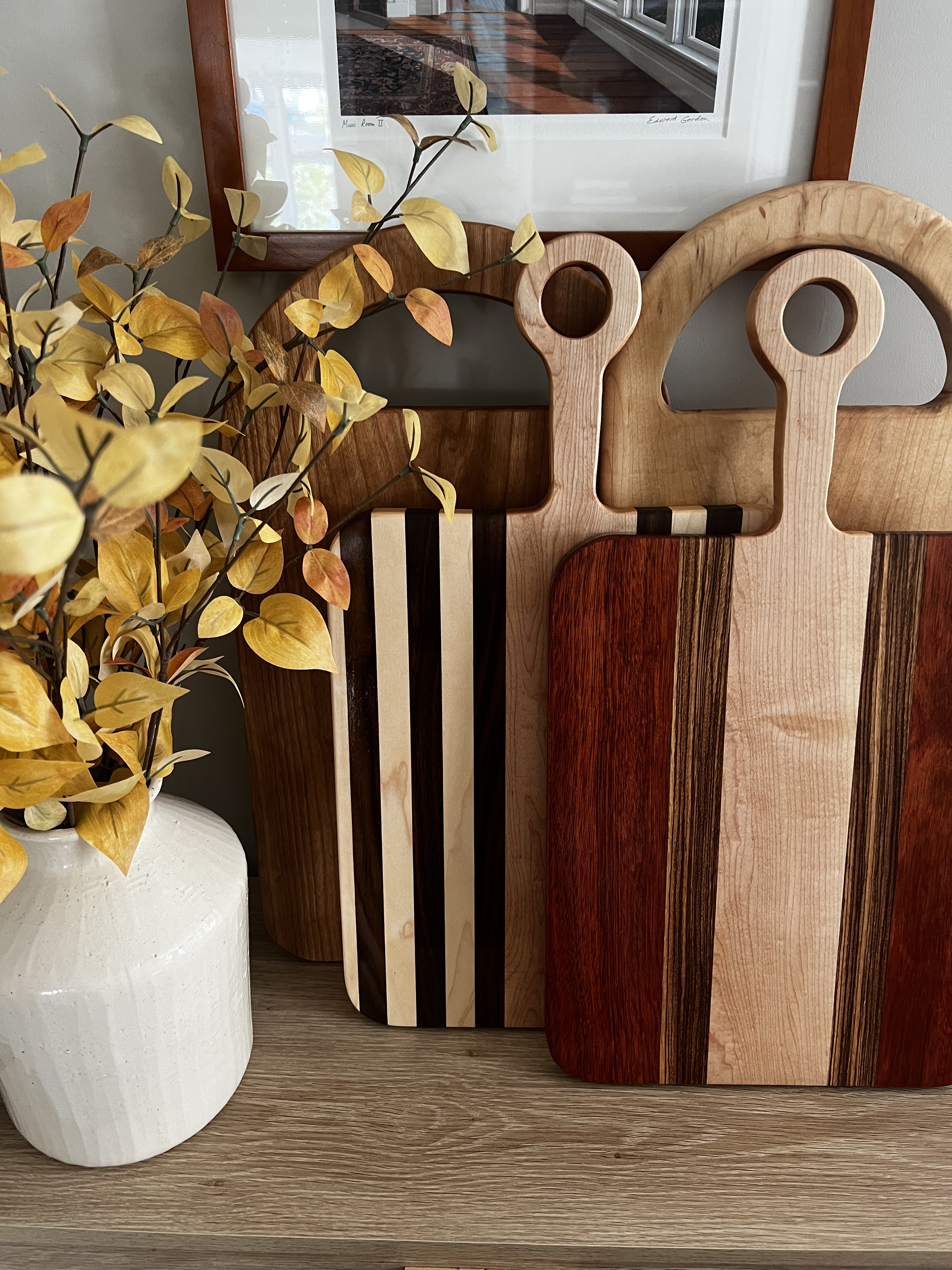 thick wood cutting board