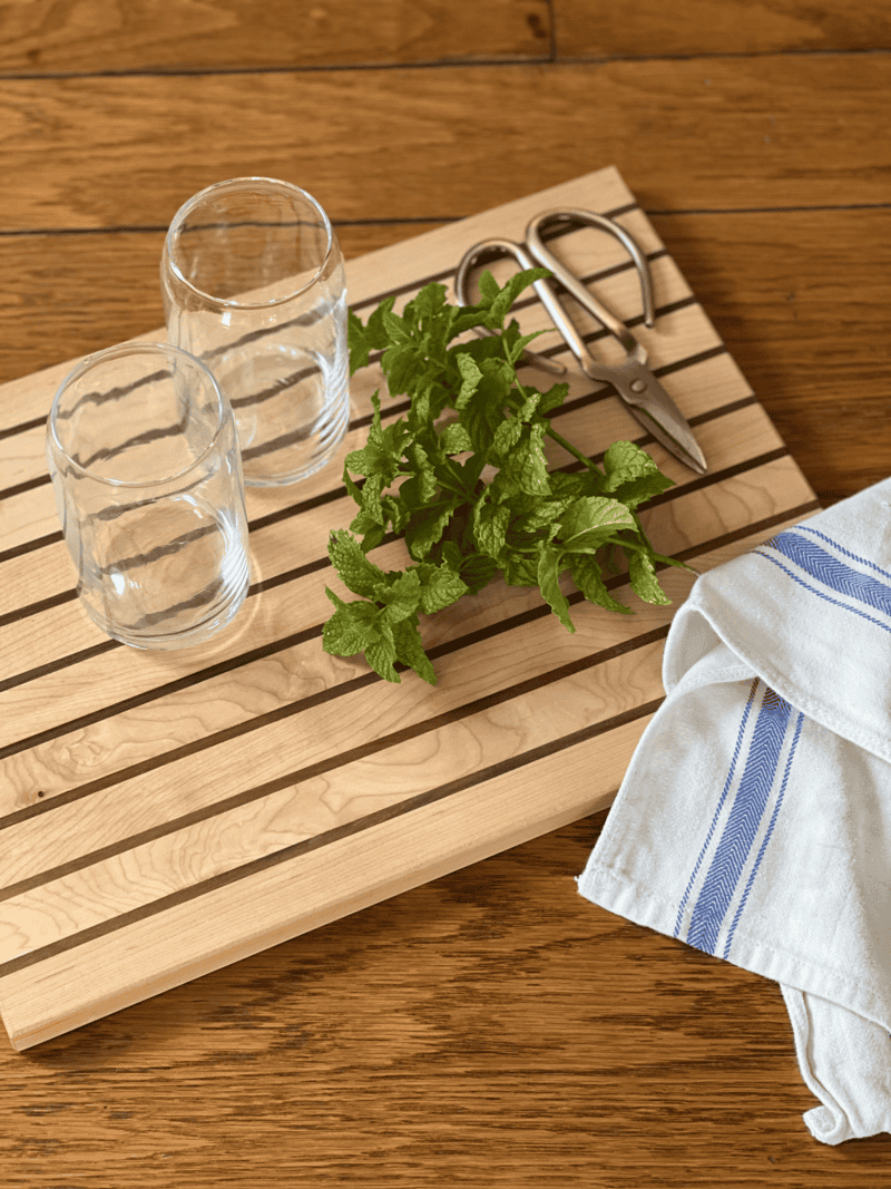 thick wood cutting board